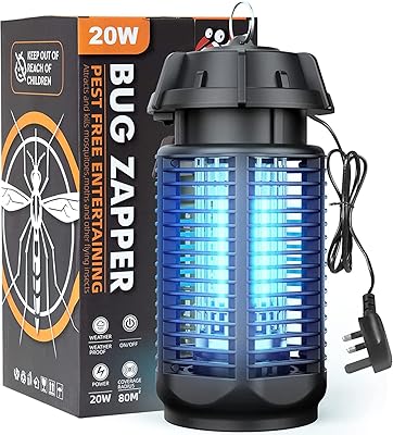 Lampe anti-moustique uv ocator 20 w lampe électrique étanche insectes acariens