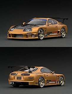 1/18 toyota supra top secret gt300 modèle de voiture en résine