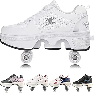 Chaussures de patins à roues alignées rétractables pour femmes et filles