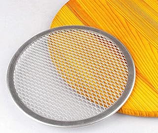 Écran à pizza antiadhésif privé, écran à pizza en maille d'aluminium sans soudure, 8" de qualité commerciale, plaque de cuisson à pizza, plateau de four, fournitures de cuisine et de restaurant à domicile. Votre marketplace de proximité digitale : Diaytar