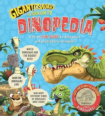 Gigantosaurus - dinopedia : soulevez les volets pour découvrir le monde des dinosaures