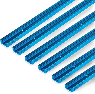 Portek 71119-p3 rail en t universel à double coupe avec trous de montage