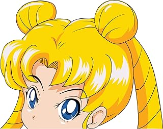 Autocollant drôle de dessin animé sailor moon pour accessoires de voiture et toutes