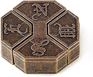 Puzzle de stimulation cérébrale, puzzle démêlant en métal moulé sous pression, test d'intelligence
