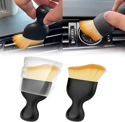 Brosse de nettoyage de voiture veligo à poils doux pour nettoyer l'intérieur