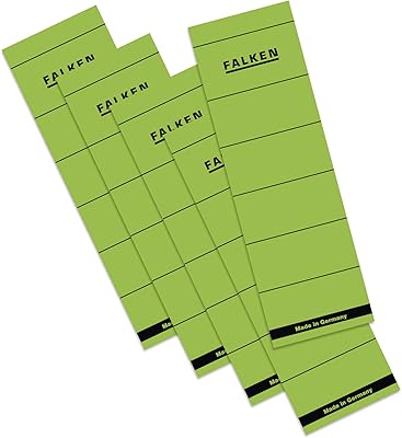 Étiquettes originales pour dos de dossier, 10 pièces, fabriquées en allemagne. étiquettes autocollantes