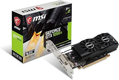 Carte graphique msi geforce gtx 1050 ti 4 go lp gddr5, v809-2404r