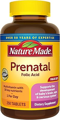 Multivitamine prénatale naturemed avec acide folique supplément prénatal de vitamines et de minéraux