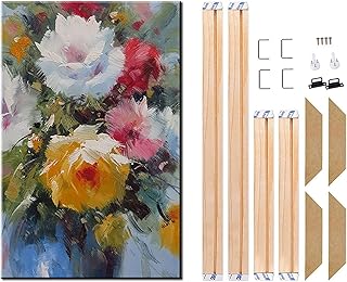 Barres d'extension de toile avec cadre en bois pour emballage de galerie d'affiches