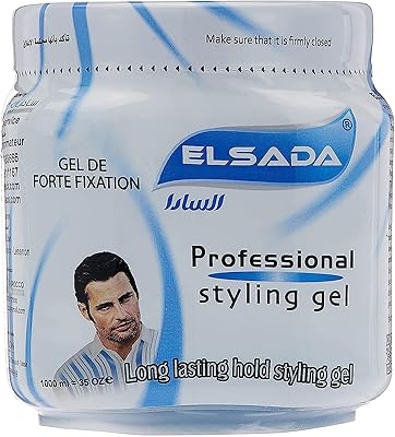 Gel coiffant longue durée al sada bleu 1 litre