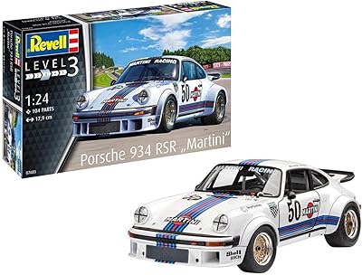 Revel porsche 934 rsr 'martini racing' kit de maquette en plastique rv07685 07685