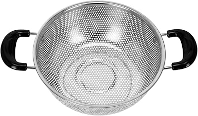 Passoire micro-perforée en acier inoxydable royalford professionnelle de 10" pour aliments