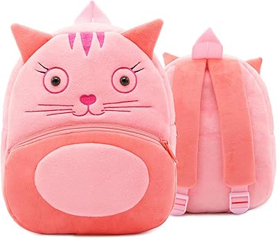 Petit sac à dos mislys pour enfants joli design animal en peluche 3d