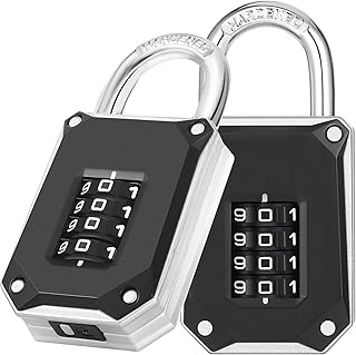 Serrure à code pour casier de salle de sport, serrure à 4 chiffres