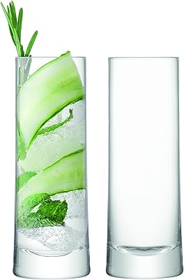 Lsa international gin ball, 13 fl oz/7" de haut, transparent