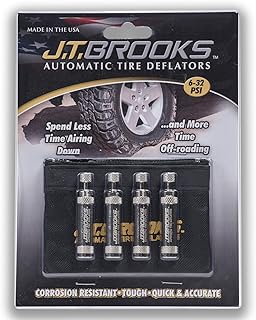 Dispositif de dégonflage automatique des pneus jt brooks, lot de 4 (atd4)