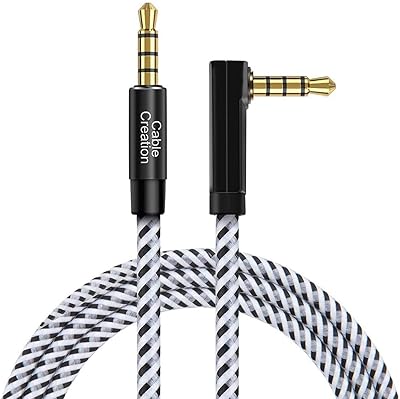 Câble de création de câble audio trrs 35 mm auxiliaire stéréo à