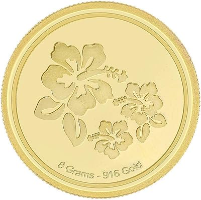 Pièce d'or de 8 grammes de pureté 916 et diamant en forme