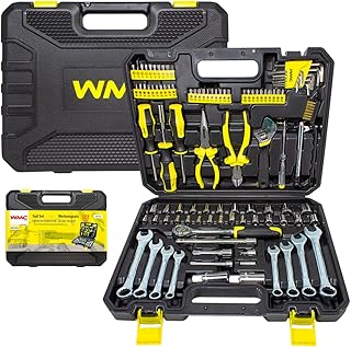 Trousse à outils professionnelle wmc entraînement carré de 122 pièces
