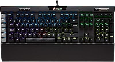 Clavier de jeu mécanique corsair k95 platinum rgb de cherry mx noir