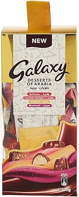 Boîte de chocolats galaxy desserts of arabia 200g
