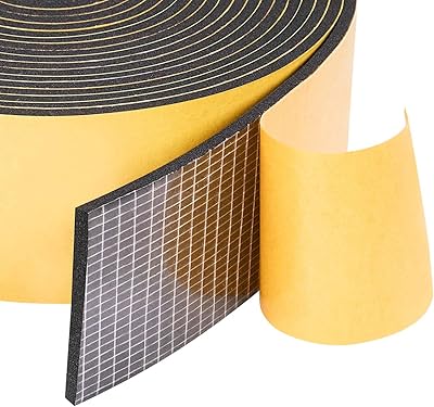 Ruban de protection contre les intempéries en néoprène autocollant 2"l x 1/8"h, longueur