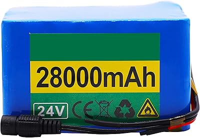 Batterie lithium-ion pour vélo électrique 24 v 28 ah avec un chargeur 25,2