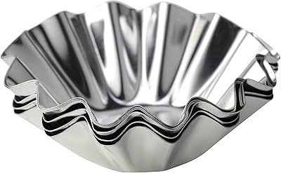 Moules à gâteaux en métal 6 pièces mini moules cupcakes rf10952