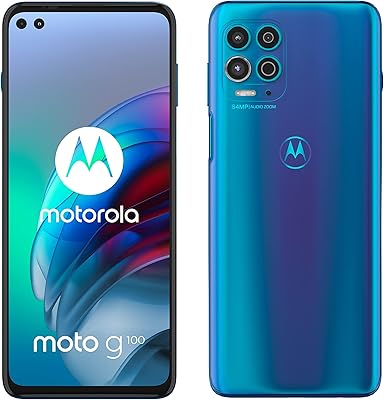 Téléphone intelligent double sim motorola moto g100, 128 go de rom, 8 go