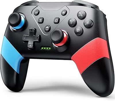 Manette switch pro, manette sans fil avec bouton turbo motion dédié, manette switch