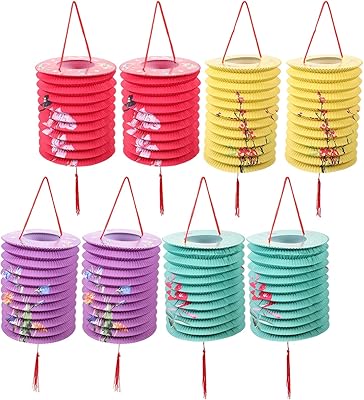Lanternes chinoises en papier : 8 lanternes suspendues pour fête de mariage, fête d'anniversaire de bébé. Diaytar Sénégal : La marketplace qui pense à votre porte-monnaie