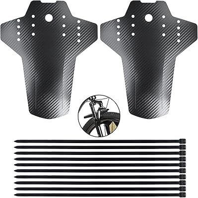 Garde-boue vtt 2 pièces garde-boue de vélo de montagne, garde-boue de vélo