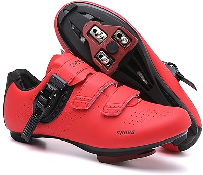 Chaussures de cyclisme pellaton pour hommes compatibles avec les cales delta inner look