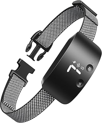 Collier anti-aboiement nyu pour chiens, collier de dressage anti-aboiement rechargeable avec 7 niveaux