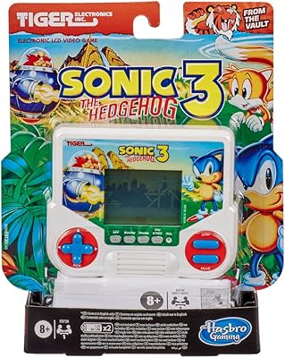 Jeu vidéo électronique lcd sonic the hedgehog 3 de tiger electronics