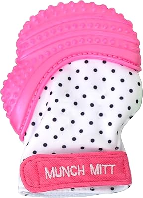 Gant munch pour enfants malarkey - à pois - rose, 1 pièce, mm05p