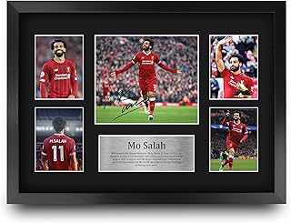 Trading signature photo imprimée image du fan de liverpool mohamed