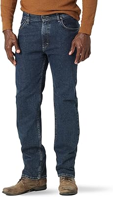 Wrangler authentics jean slim confortable à taille élastique pour hommes