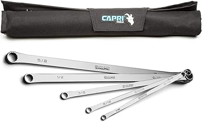 Jeu de clés à bornes extra longues capri tool sai 0 degrés, 1/4-3/4