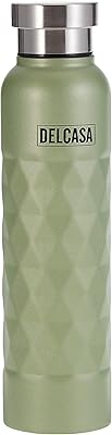 Bouteille d'eau en acier inoxydable delcasa dc1587 1000 ml - bouteille d'eau