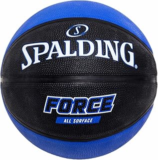 Ballon de basket spalding force, noir et bleu, 7