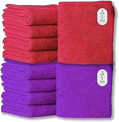 Chiffons de nettoyage en microfibre (paquet de 8) chiffons de nettoyage pour cuisine