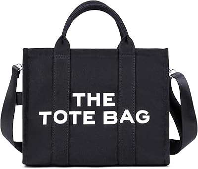 Sacs fourre-tout en toile pour femmes sac à bandoulière décontracté avec fermeture