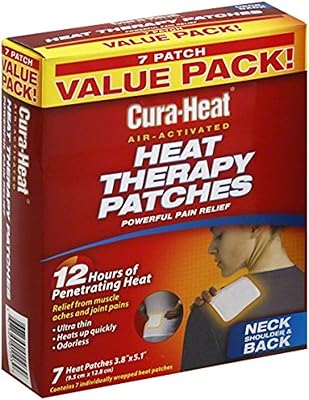 Patchs thérapeutiques activés par l'air cora heat pour le cou, les épaules