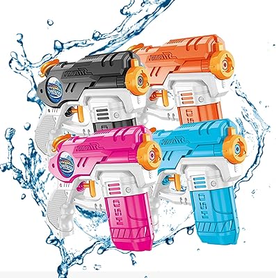 Mother anna 4 pièces pistolets à eau pour enfants, pistolets à eau 300cc