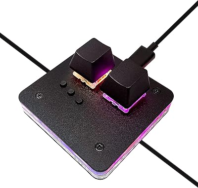 Clavier osso koiwi à 5 touches avec interrupteur rouge, clavier de jeu sélectionnable