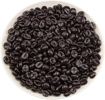 100 pièces de grains de café artificiels et de faux légumes, véritable maison