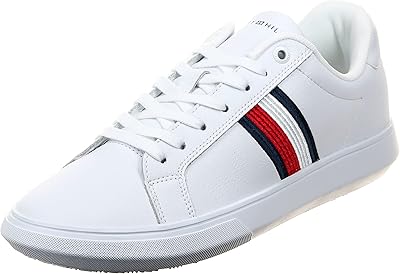 Sneakers à semelle cupsole pour hommes en cuir corporate