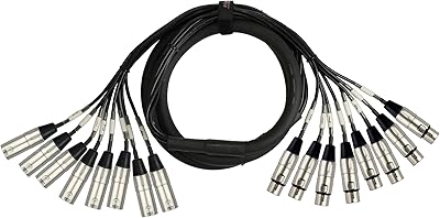 Câble mt-815-3m, 3 mètres de long, 8 canaux, multipiste de curlin, câble xlr