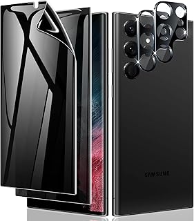 Protecteur d'écran de confidentialité lywhl pour samsung galaxy s22 ultra, paquet de 2